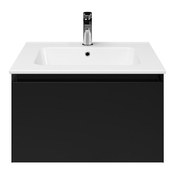 Solo badmeubel 60 cm zwart mat
