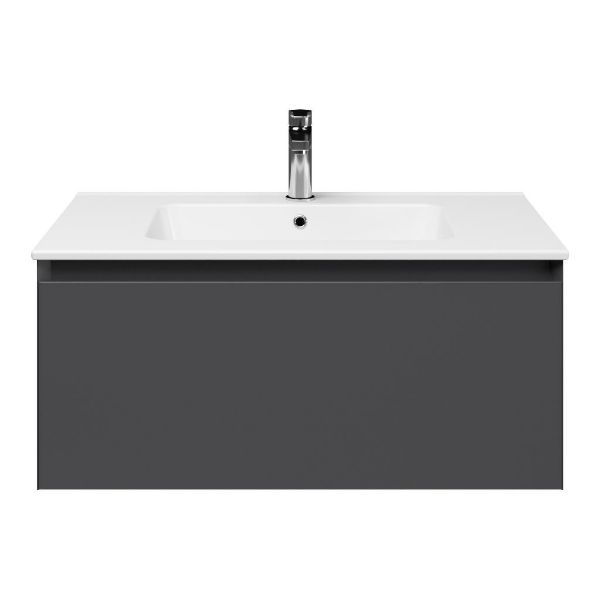Solo badmeubel 80 cm antraciet mat