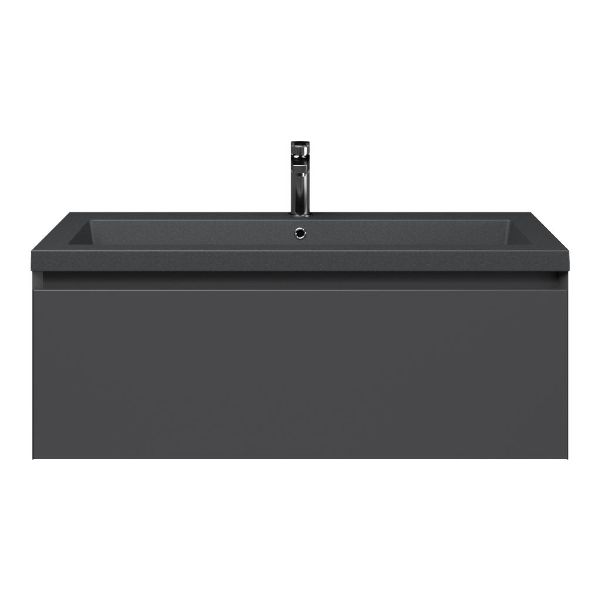 Solo badmeubel 100 cm antraciet mat