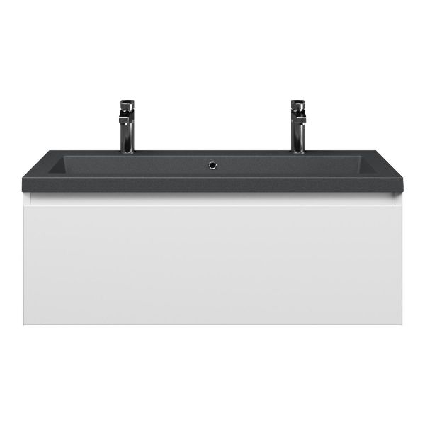 Solo badmeubel 100 cm wit mat