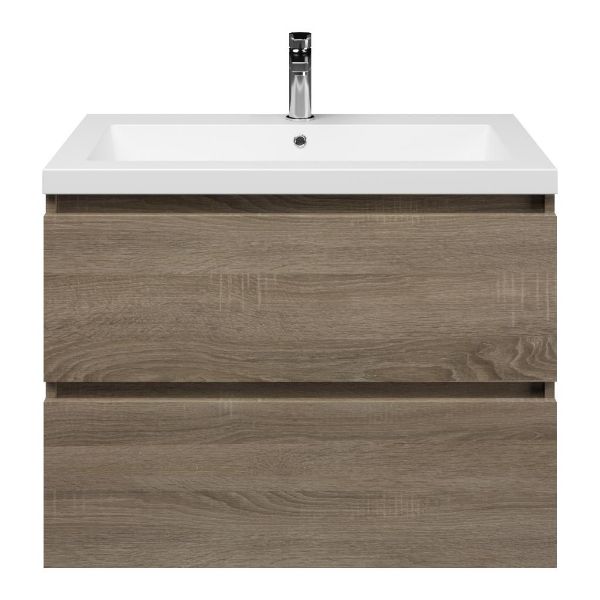 Elena badmeubel 80 cm eiken donker