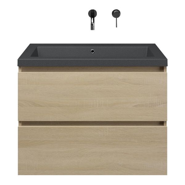 Elena badmeubel 80 cm eiken licht