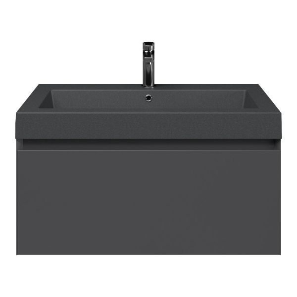 Solo badmeubel 80 cm antraciet mat