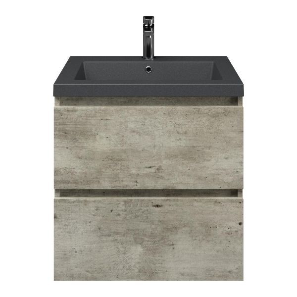 Elena badmeubel 60 cm steigerhout licht grijs