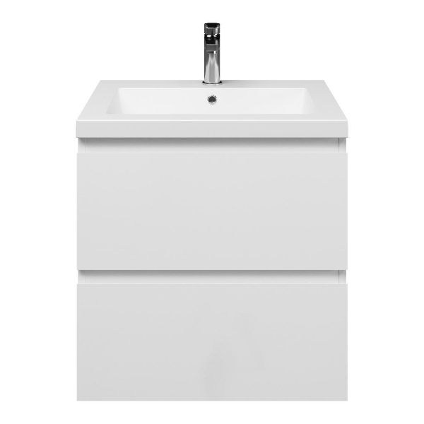 Gisella badmeubel 60 cm wit hoogglans