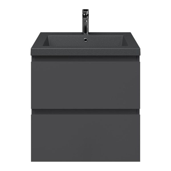 Gisella badmeubel 60 cm antraciet mat