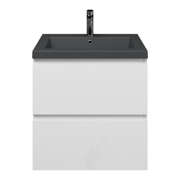 Gisella badmeubel 60 cm wit hoogglans