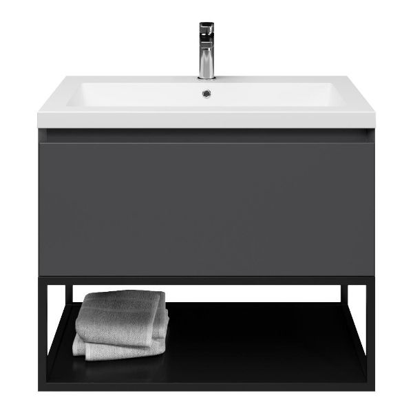Solo badmeubel 80 cm antraciet mat