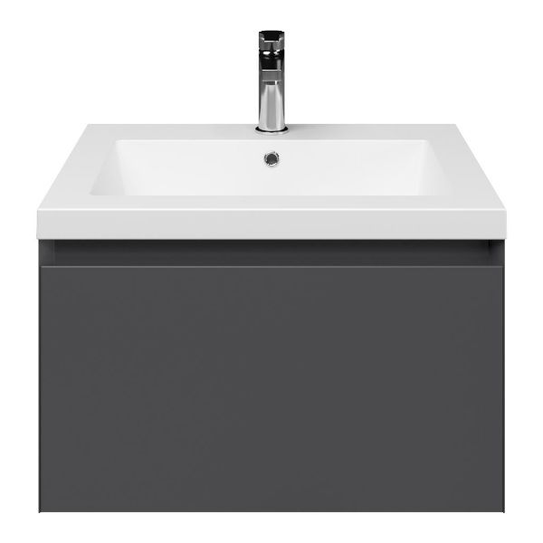 Solo badmeubel 60 cm antraciet mat