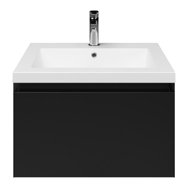 Solo badmeubel 60 cm zwart mat