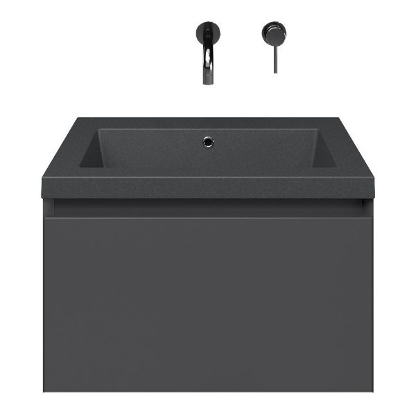 Solo badmeubel 60 cm antraciet mat