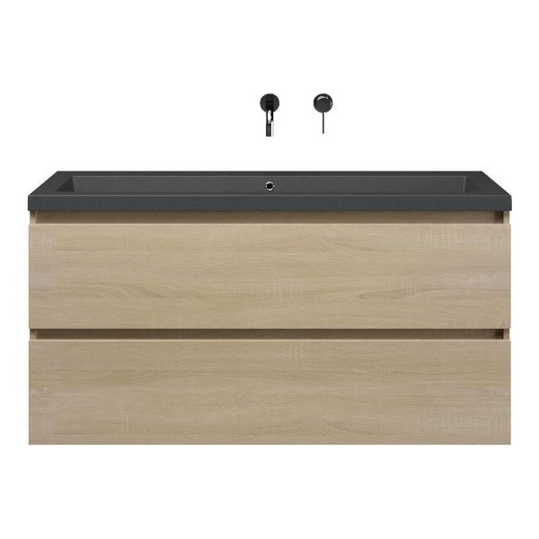 Fiore badmeubel 120 cm eiken licht