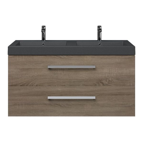 Fiore-g badmeubel 120 cm eiken donker