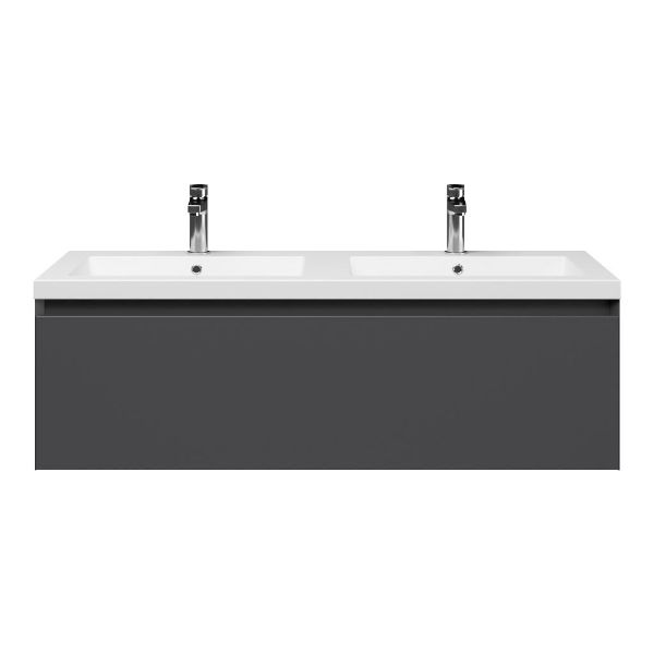 Solo badmeubel 120 cm antraciet mat