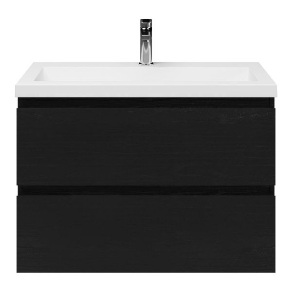 Secca badmeubel 80 cm zwart eiken
