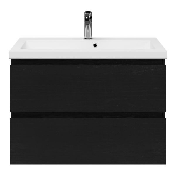 Secca badmeubel 80 cm zwart eiken