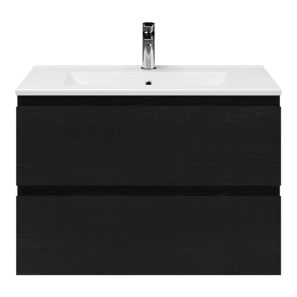 Secca badmeubel 80 cm zwart eiken