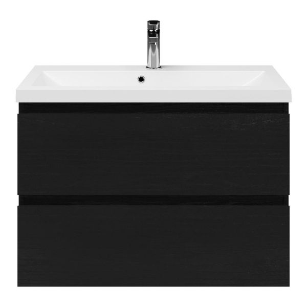 Secca badmeubel 80 cm zwart eiken