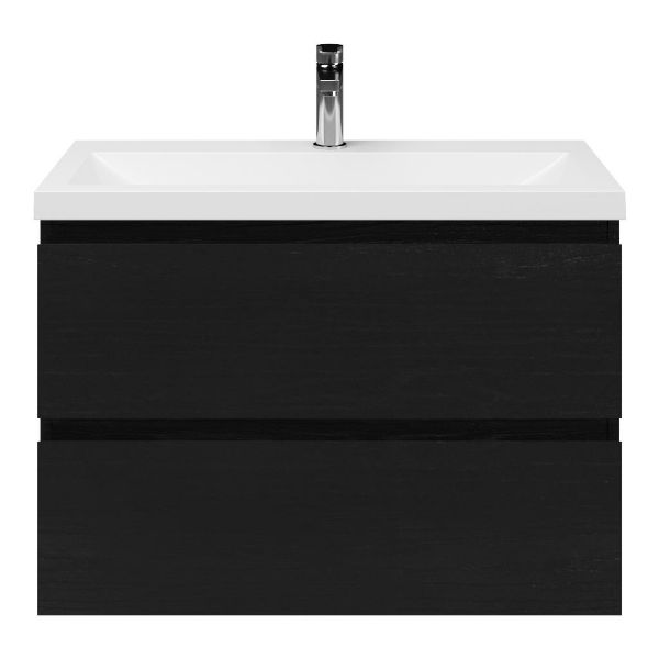 Secca badmeubel 80 cm zwart eiken