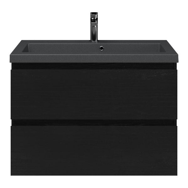 Secca badmeubel 80 cm zwart eiken