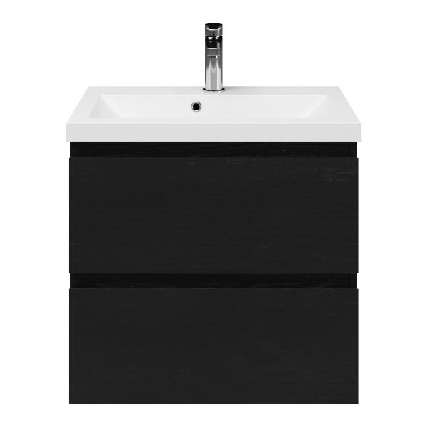 Secca badmeubel 60 cm zwart eiken