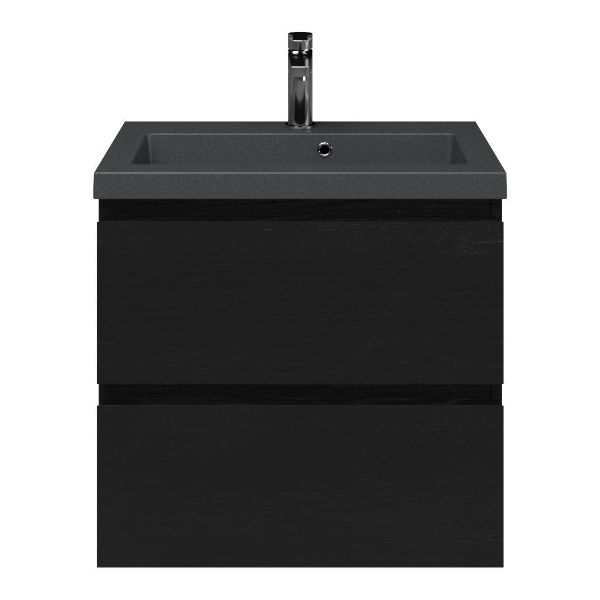 Secca badmeubel 60 cm zwart eiken