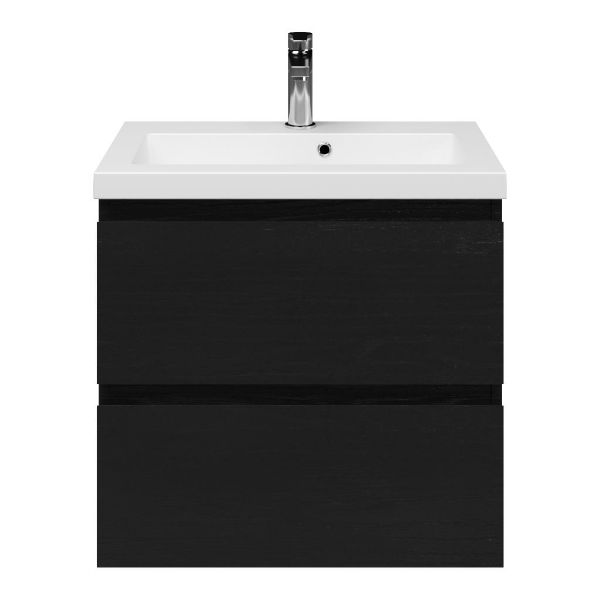 Secca badmeubel 60 cm zwart eiken