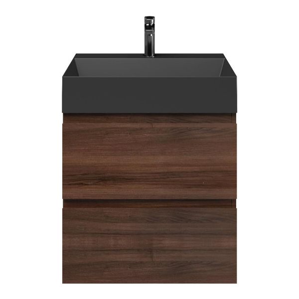 Gisella badmeubel 60 cm walnoot