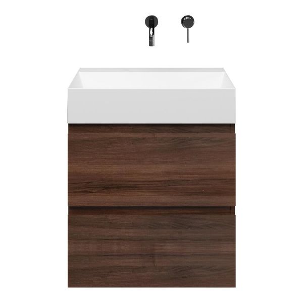 Gisella badmeubel 60 cm walnoot