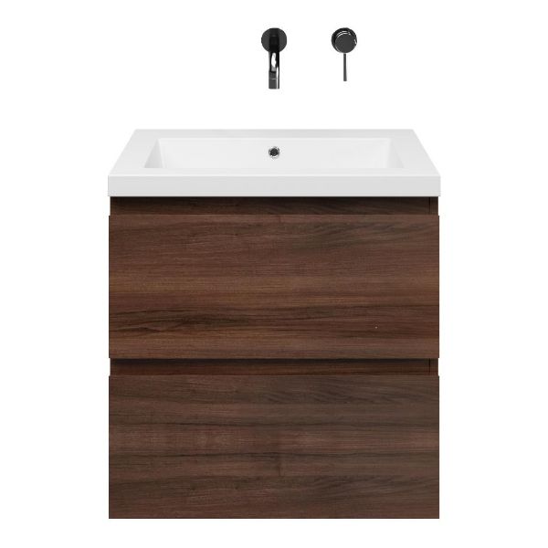 Gisella badmeubel 60 cm walnoot