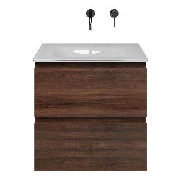 Gisella badmeubel 60 cm walnoot