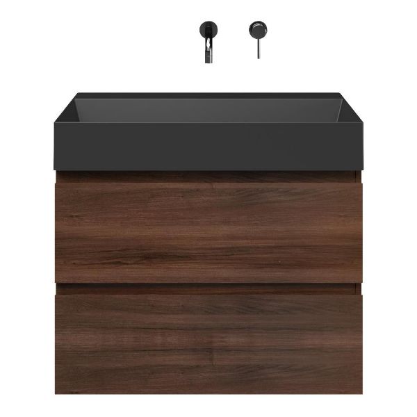 Gisella badmeubel 80 cm walnoot