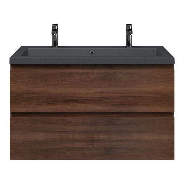 Gisella badmeubel 100 cm walnoot