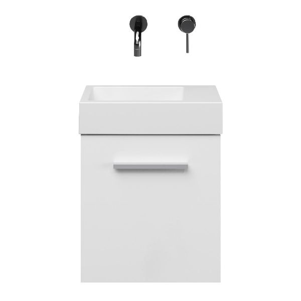 Giada fonteinmeubel 40 cm mat wit