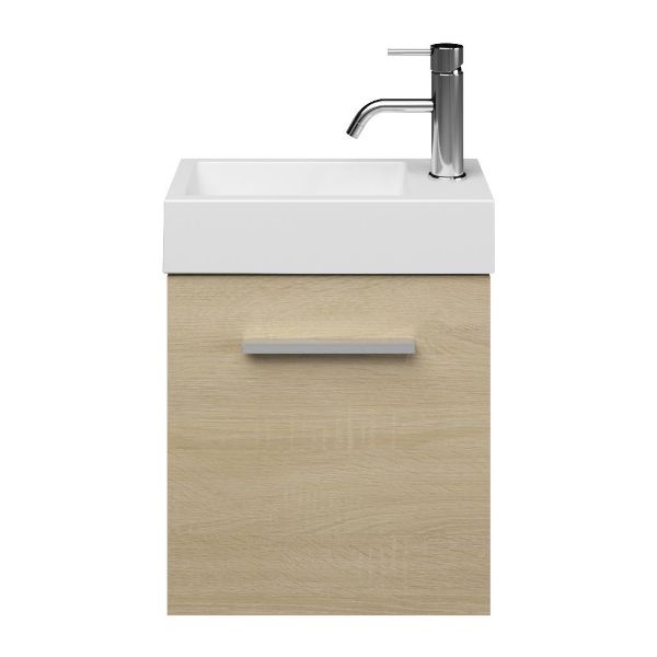 Giada fonteinmeubel 40 cm licht eiken