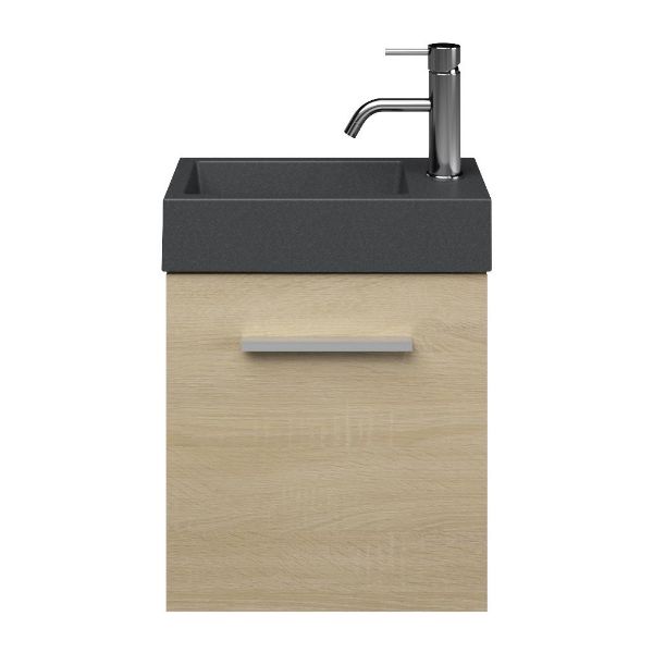 Giada fonteinmeubel 40 cm licht eiken