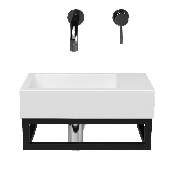Tela fonteinmeubel 40 cm zwart