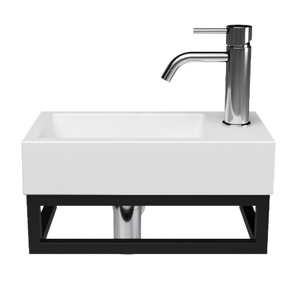 Tela fonteinmeubel 40 cm zwart