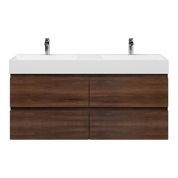 Gisella badmeubel 140 cm walnoot