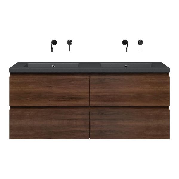 Gisella badmeubel 140 cm walnoot