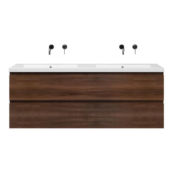 Gisella badmeubel 160 cm walnoot