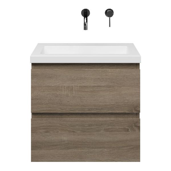 Secca badmeubel 60 cm donker eiken