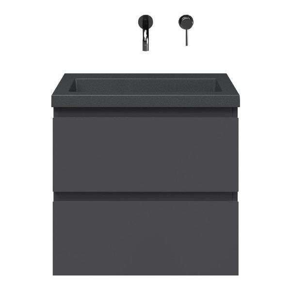 Secca badmeubel 60 cm antraciet mat