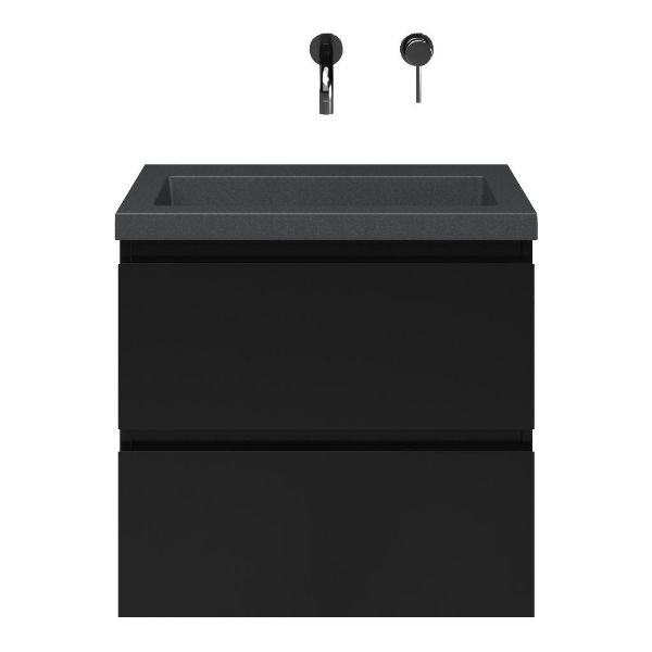 Secca badmeubel 60 cm zwart mat
