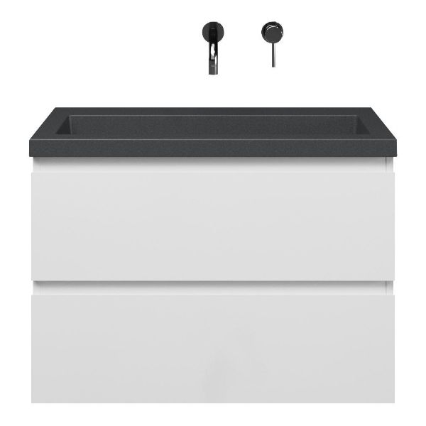 Secca badmeubel 80 cm wit hoogglans