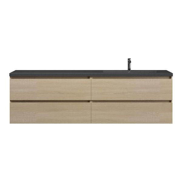 Elena badmeubel 200 cm licht eiken