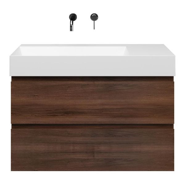 Gisella badmeubel 100 cm walnoot