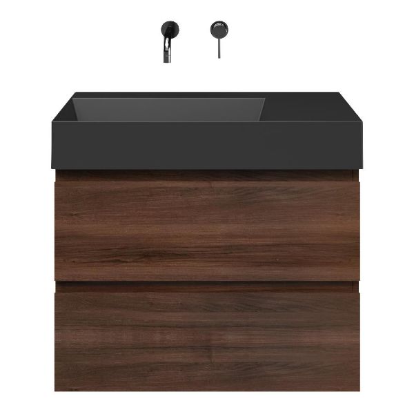 Gisella badmeubel 80 cm walnoot