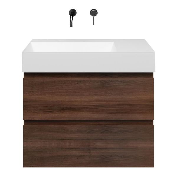 Gisella badmeubel 80 cm walnoot