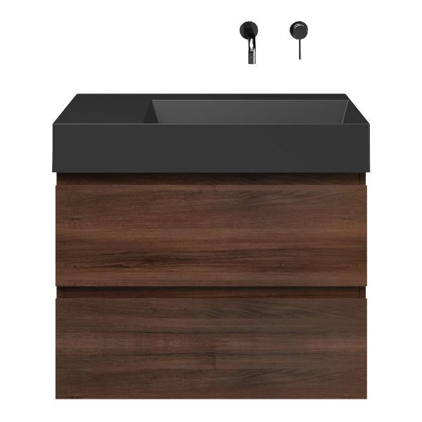 Gisella badmeubel 80 cm walnoot